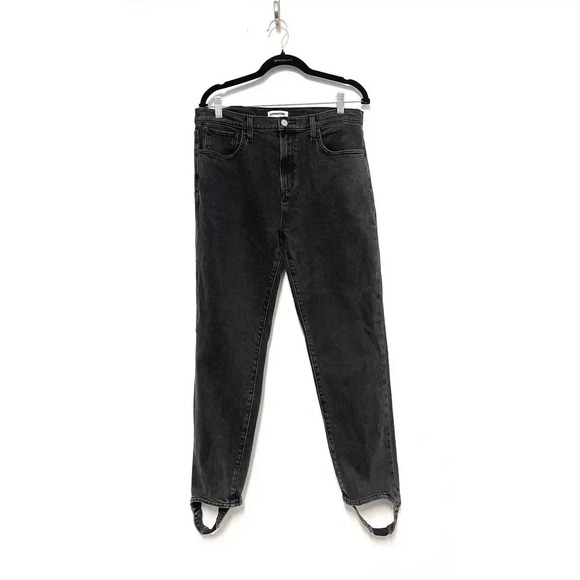NWOT Favorite Daughter The Evelyn High-Rise Storm Slim Straight Jean - Stirrups - Picture 2 of 9